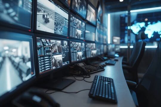 24/7 monitoring centre with live camera walls